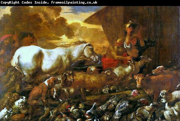CASTIGLIONE, Giovanni Benedetto Entrada dos Animais na Arca de Noe